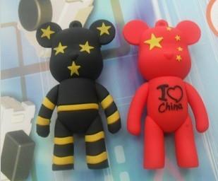 Movimentações bonitos do flash de USB do urso bonito da violência