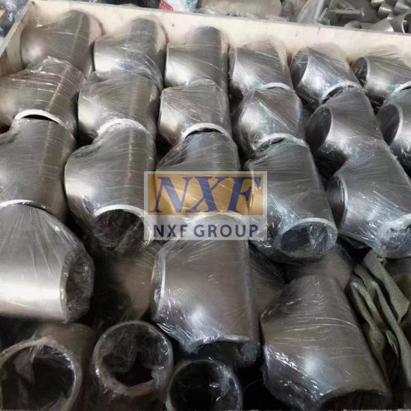 NXF ASTM A240 316H/1Cr17Ni12Mo2/31609 DN15-1200  SCH10-XXS Stainless Steel 316H  Butt Welding Straight Reducer Tee