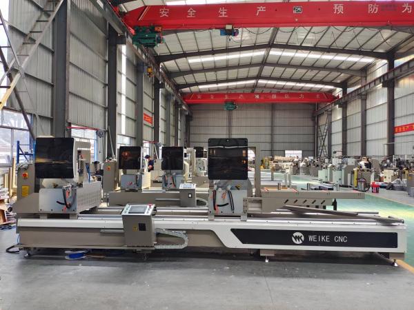 CNC Aluminum Window Door Machine 500mm Cnc Double Head Cutting Saw