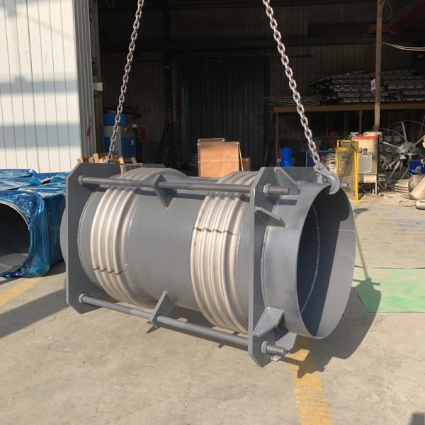 Round Head Dn300 Pipe Metal Bellow Expansion Joint High Temperature Pn16 Flexible Type