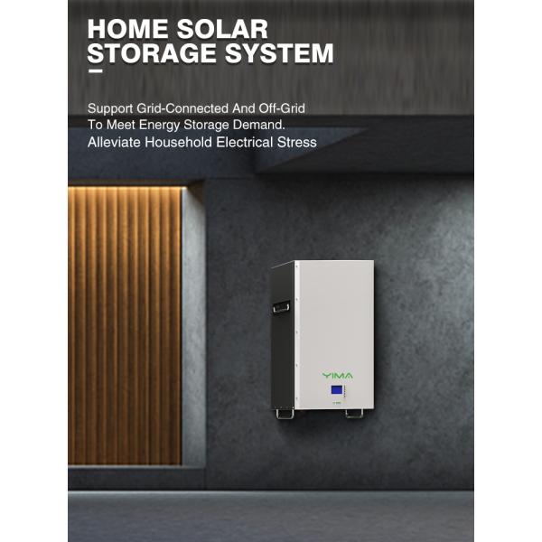 48V 5kw 10kw 15kw Batería de almacenamiento de energía para el hogar LiFePO4 100ah 280ah