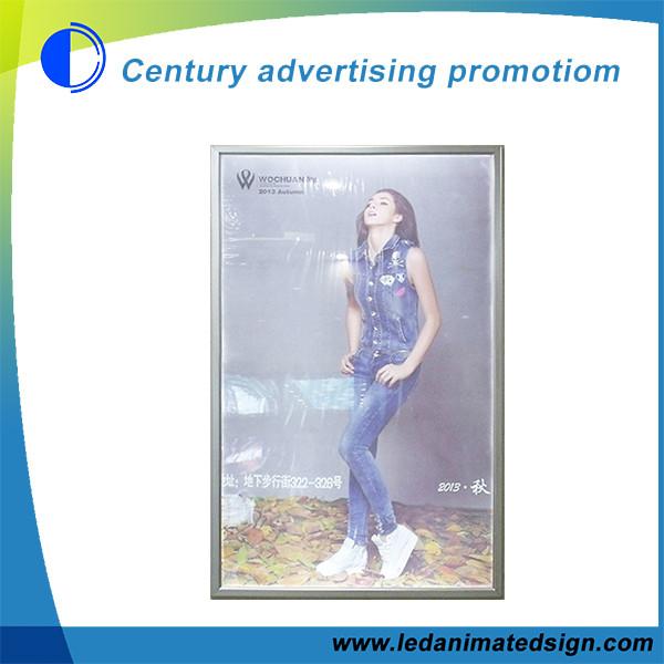 700x1000mm silver aluminum frame advertising led light box