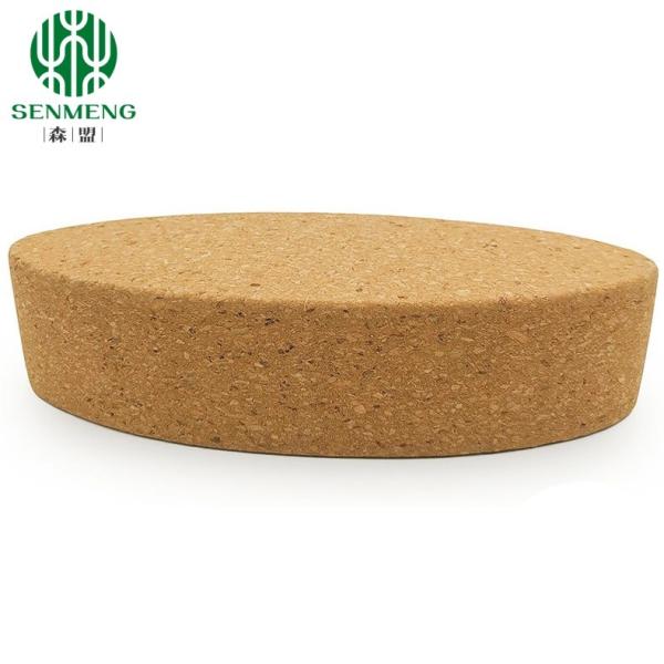 High Density Non-Slip Eco Friendly Oval Natural Color Yoga Blocks