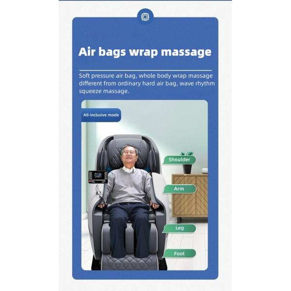 PU Leather Sponge LCD Screen Automatic 2023 Massage Chair Electric Home Multi-functional Space Capsule Sofa for the Elderly