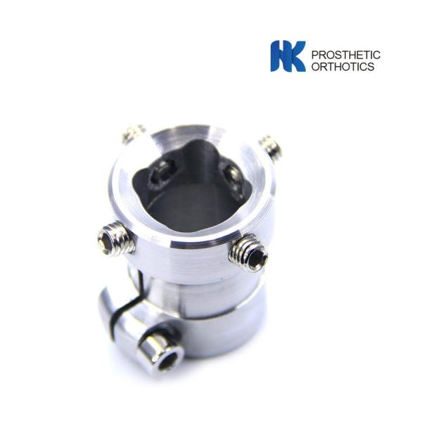 Adaptateur prosthétique de bride de tube de la pédiatrie 7075 en aluminium pour le membre inférieur