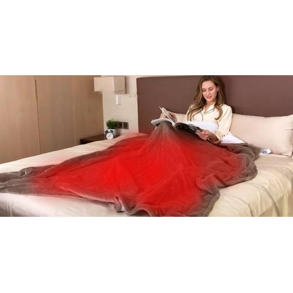 Дальнее инфракрасное моющееся одеяло с электрическим подогревом 45 градусов SHEERFOND