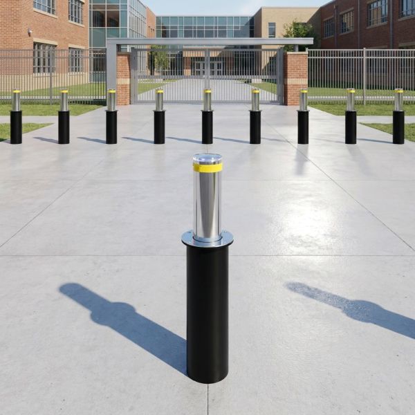 Automatic Electro Hydraulic Lifting Column Remote Control Stainless Steel Anti Collision