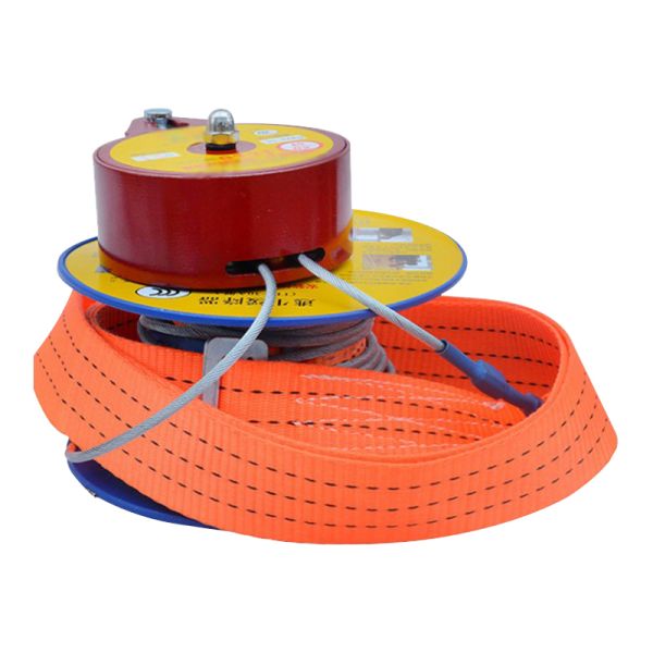 TH-30A Reciprocating High-Rise Escape Descent Control Device 10-100kg Load 0.8-1.3m/s Descending Speed 15m Steel Wire Rope Emergency Fire Evacuation Descender for 3-4 Floors