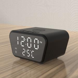 ROHS Certified Qi Wireless Charger Clock Alarm 253g With Fast Charging