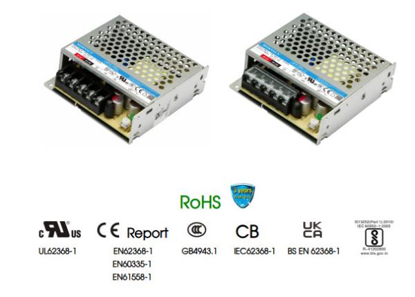 120VDC Industrial Din Rail Power Supply Universal 75W For IoT