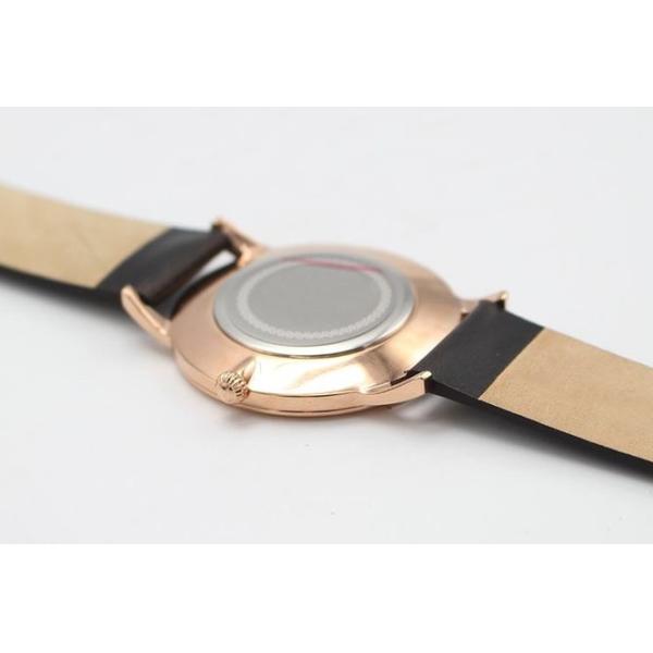 Charm Mens Stainless Steel Watch / Black Leather Wrist Watch Pair For Couples