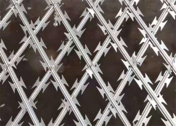 5X10 Linear Blade Wire Razor Mesh Fence CBT-65 For Protection