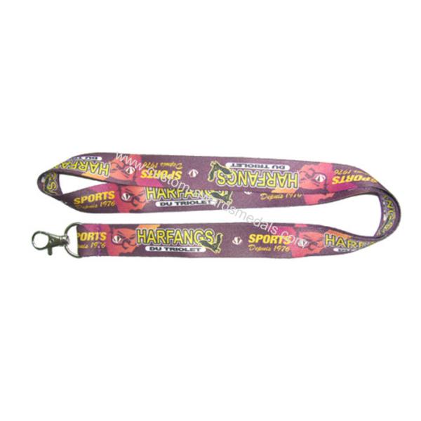 Harfangs Heat Transfer Printing Promotional Lanyards, Customised Lanyards With Metal Hook