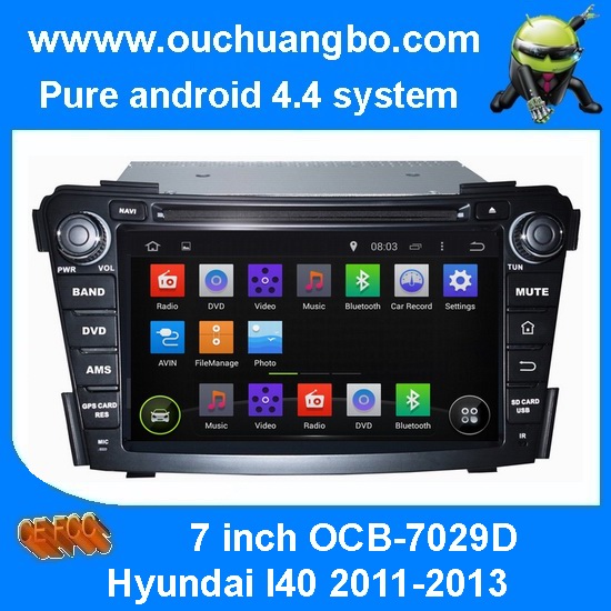Ouchuangbo Auto Stereo DVD Multimedia Kit for Hyundai I40 2011-2013 GPS Navi Android 4.4 3G Wifi Bluetooth OCB-7029D