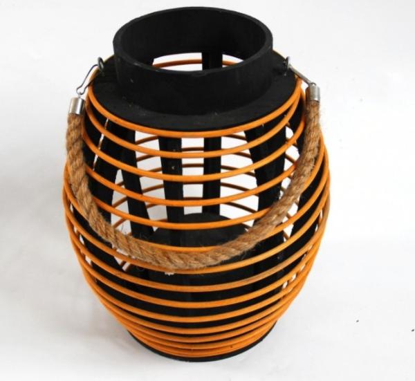 Hot Sale Led Lantern Indoor And Outdoor Decoration Natural Handmade Rattan Weave Candle Holder