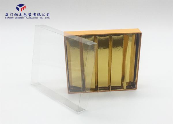 Transparent PET Cover For Hard Paper Box Clear Plastic Box Packaging 14.7X14.7X2cm