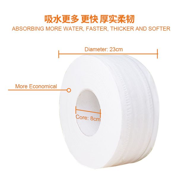 Best Seller Custom Wholesale Hot Selling Jumbo Roll 10x10cm 2ply 3ply 4ply 100% Bamboo Soft Eco-Friendly Toilet Paper Toilet