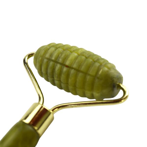 Facial Massager Xiuyan Jade Double Head Natural Face Beauty Massage Tool Jade Roller Face Thin Massager Relaxation Tool