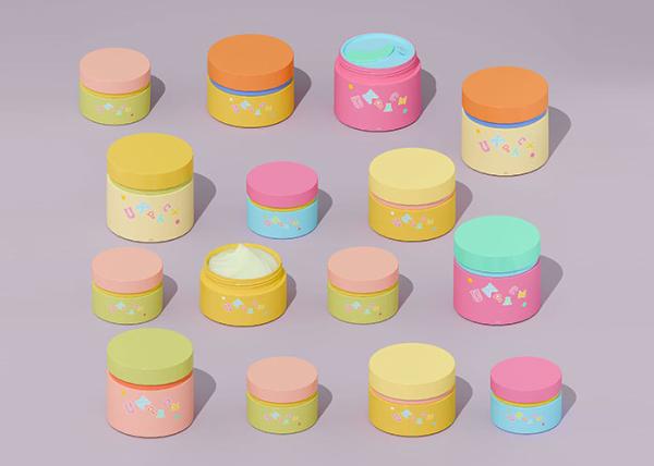 50g 100g 200g PP Cream Jar with Spoon - Wide Mouth Container for Cosmetics, DIY Skincare Packaging