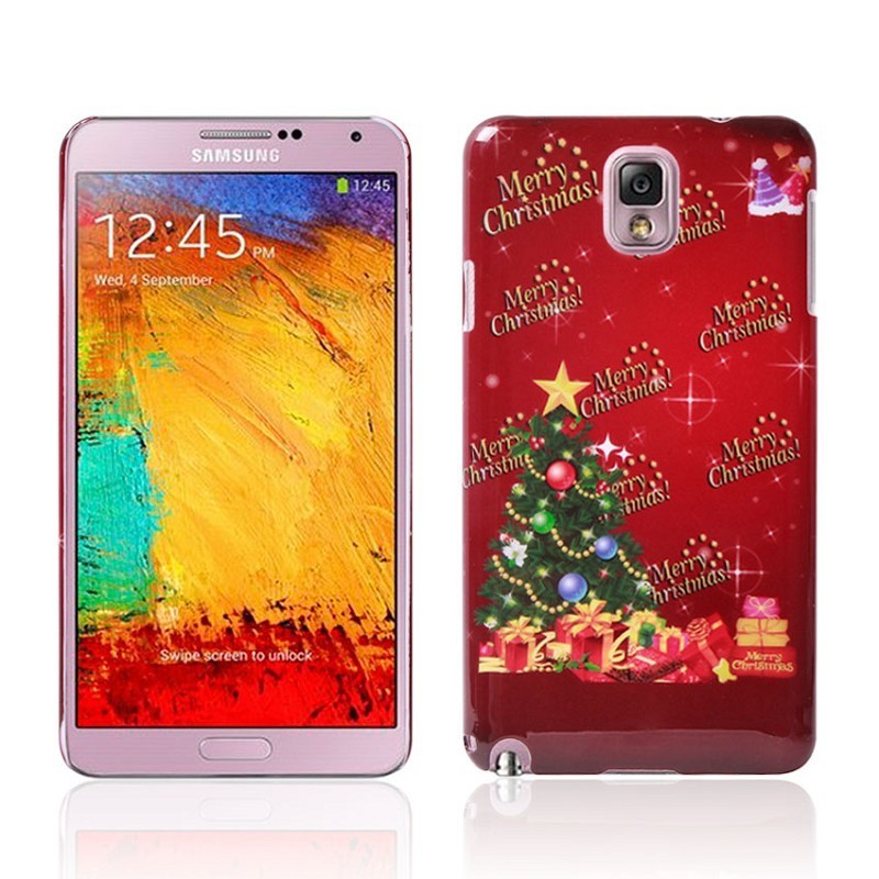 Christmas Style PC Phone Case For Samsung Note3 For Lady