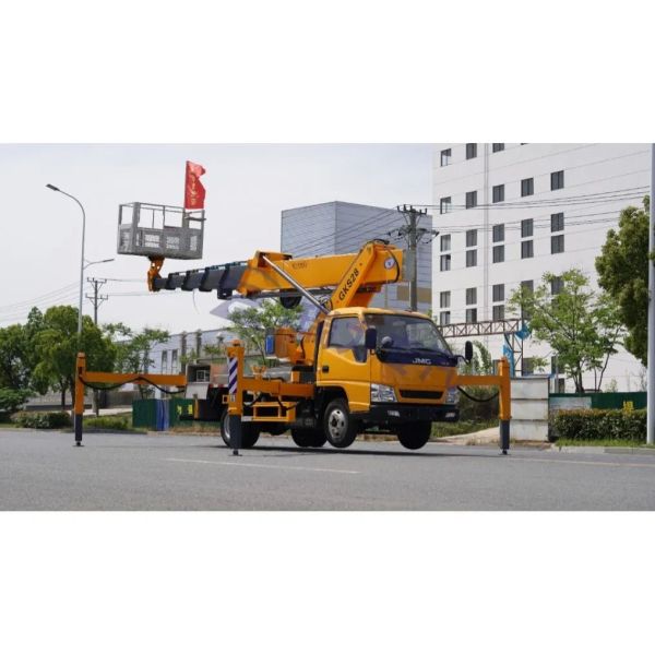 Hot Selling Mobile 22 Meter Telescopic Boom Aerial Working Truck, Lift Truck