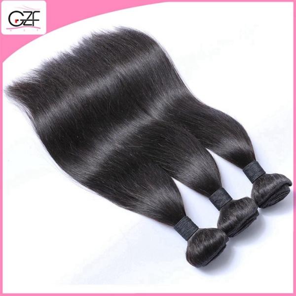 Natural Can be Dyed and Permed Straight Human Hair 6A Grade Virgin Malaysian Weave