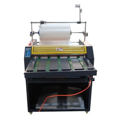 SMFM-650D Semi Automatic Digital Oil Heating Automatic Cut Film Laminator With Overlap Function