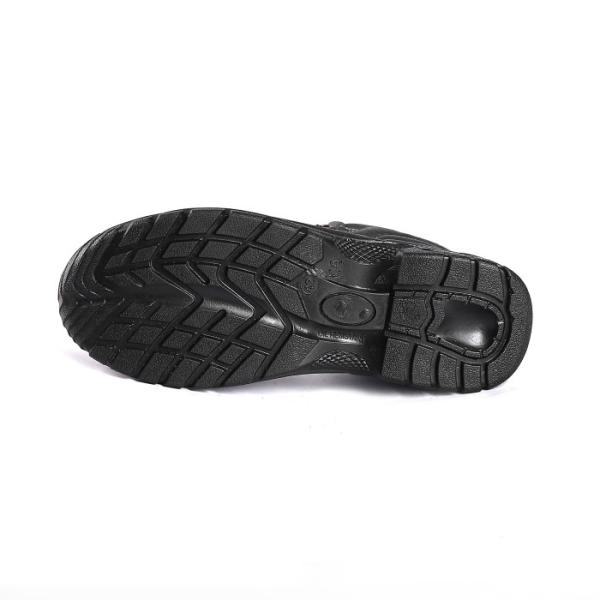 Premium Genuine Leather Safety Shoes with Ultra Comfort EVA Insole Worker Anti Slip Work Boots