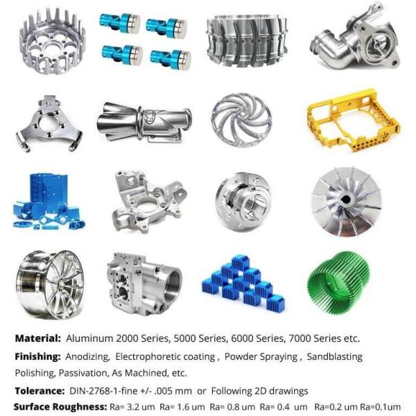 100000 Annual Capacity Die Casting Aluminum Milling Turbo Motorcycle Parts Machine Part