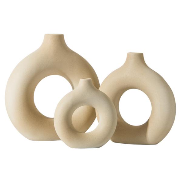 Home Decorative Modern Nordic Flower Ceramic Vase For Home Living Room