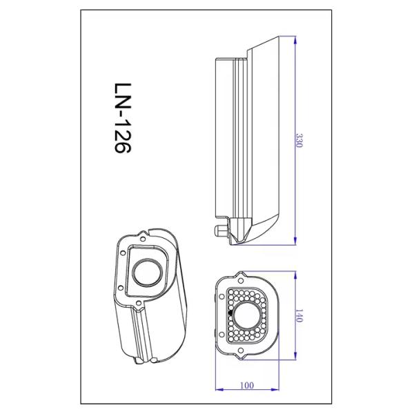 LN-126 2MP AI Security Camera Color Night Vision Security Camera Multipurpose