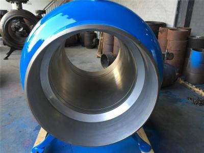Válvula de bola DN1200 furada completa, válvula de bola inteiramente soldada do eixo para o gás