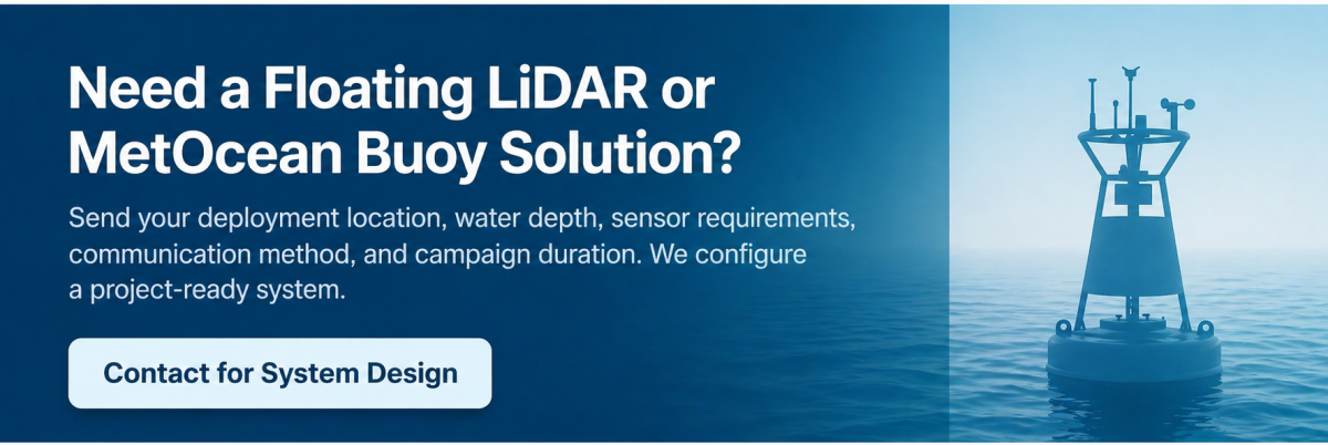 Offshore Wind Floating LiDAR Data Buoy Platform