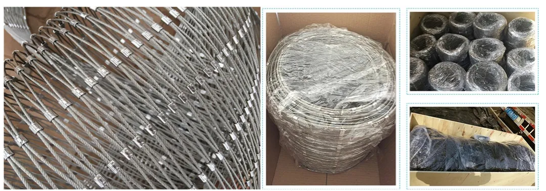 316 Anti-Theft Backpack Protector Safety Mesh Stainless Steel Wire Rope Mesh