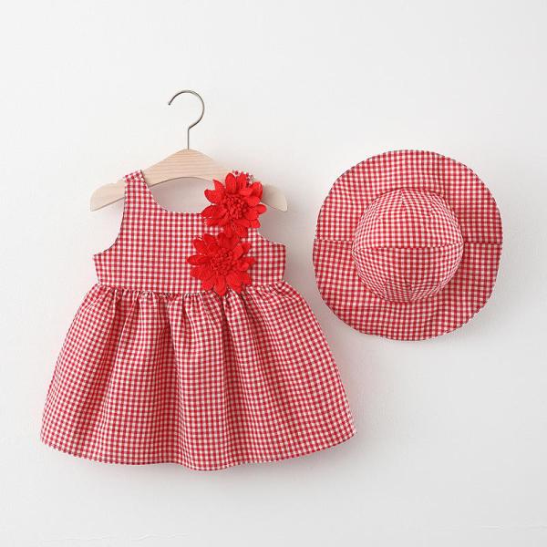 Summer Children'S Clothing Small Wings Baby Dress Baby Girl Cherry Dress