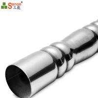 China Manufacturer 304 Stainless Steel Decorated Embossed Pipe Support Hollow Section