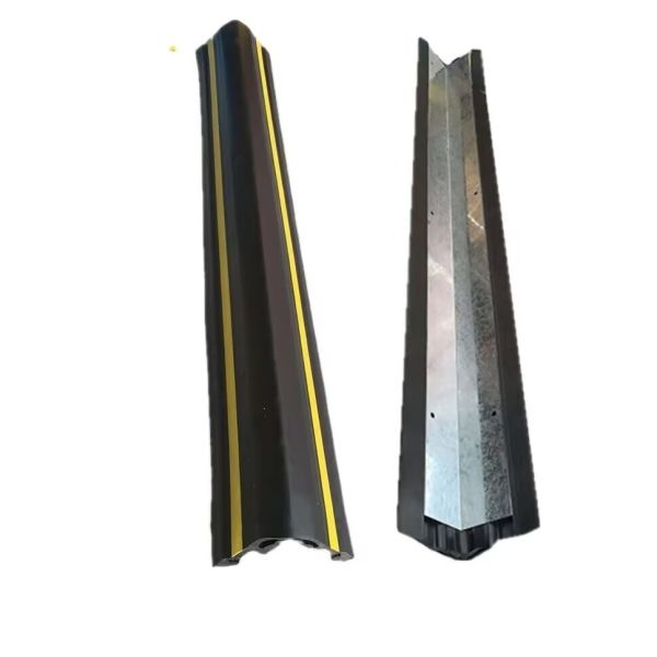 ROAD safety 100 x 10 Garage Wall Protector Speed Bump Corner Guard Rubber Corner Guards Bumpers for Car Parking