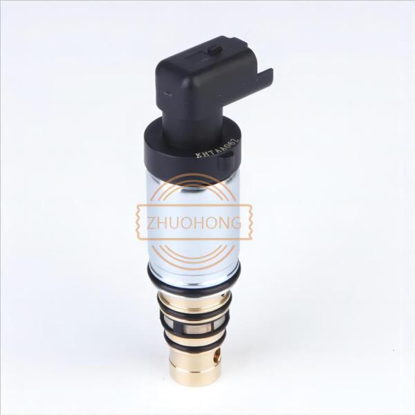 White AC Compressor Electric Control Valve for Sanden 6C12 Compressor 12v DC