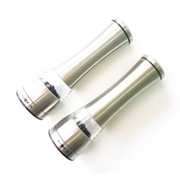 Electric Stainless Steel Salt and Pepper Grinder for Kitchen Spice Grinding Mills Type