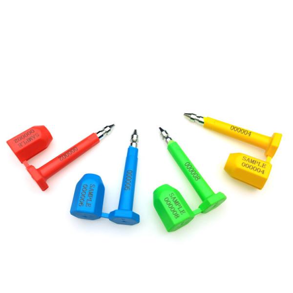 Secure Shipping Container Tamper Proof ABS Bolt Seal with Disposable Manual Operation