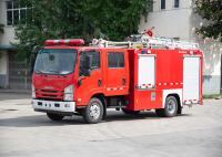 Água de ISUZU 3000L e para espumar carro de bombeiros pequeno com bomba & monitor