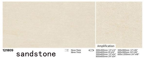 Jaune clair et gris Durable et résistant à l'usure 1200x600x18mm Porcelaine Carreaux de revêtement de sol pour jardin et cour