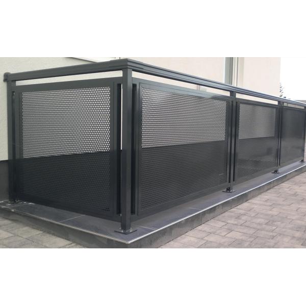 OEM жилые алюминиевые ограждения панели огнеупорные складной решетки ограждения конфиденциальности