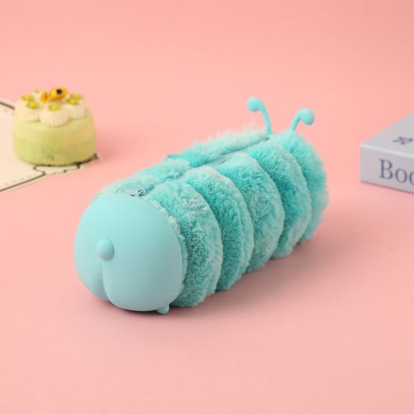 Мультфильмы Милый плюшевый кукла карандаш сумка Силикон безвкусный макияж для канцелярских принадлежностей школьных принадлежностей карандаш чемодан