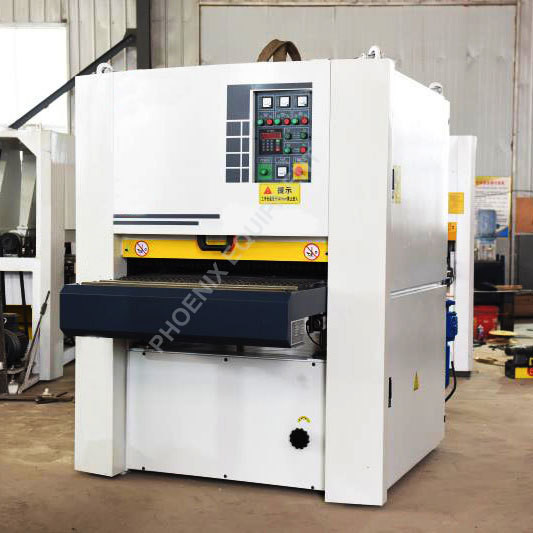 190mm Third Roller Diameter Double-Sided Sanding Machine for Wooden Boards at 0