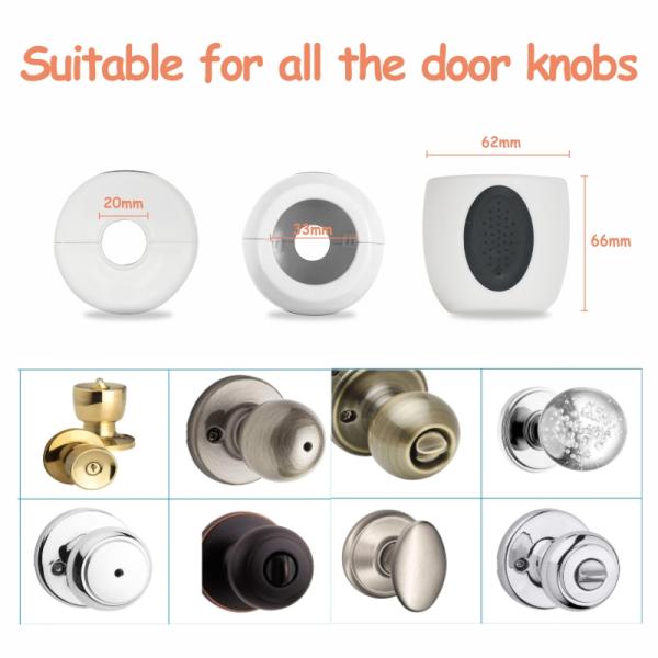 Detachable Safety Door Knob Cover ABS Material Baby Safety Lock