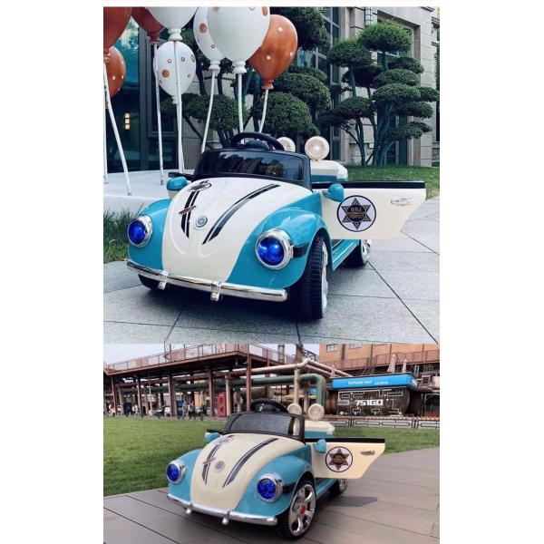 Escarabajo de los niños de paseo eléctrico en el coche 4 ruedas Princesa rosa cartón tamaño 101 * 54.5 * 33CM