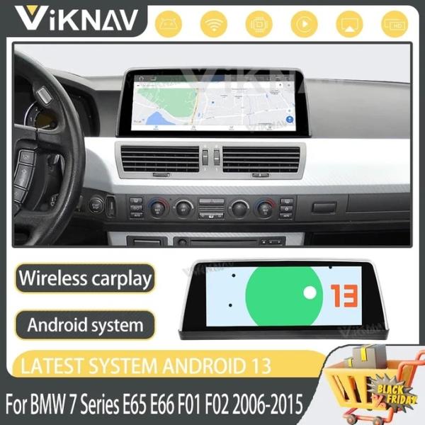 10.25 дюймовый стерео для 2006-2015 BMW 7 серии E65 E66 Мультимедийный проигрыватель GPS навигационный головной блок беспроводной Carplay