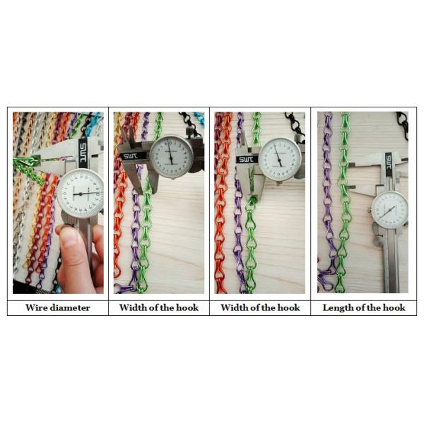 Chain Link Aluminum Room Dividers Drapery