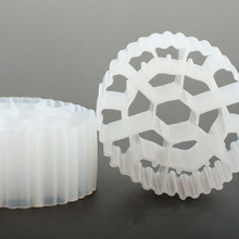 popular black color virgin HDPE material MBBR bio media for industry waste water treatment